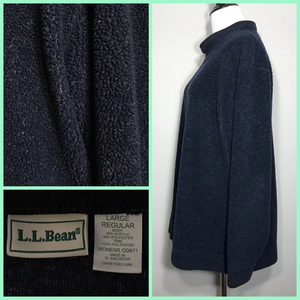 LL Bean Fleece Sweatshirt - Picture 5 of 5